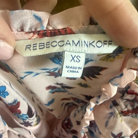 Rebecca Minkoff Pink Floral Dress Size XS - Picture 5 of 8